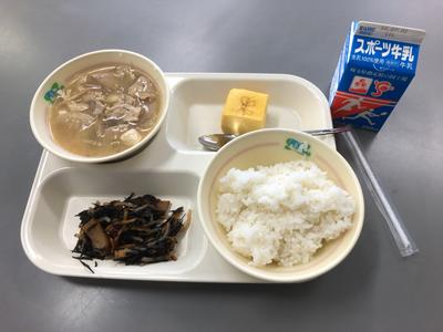 今日の給食